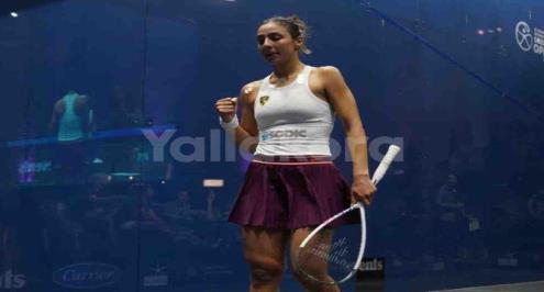 هانيا الحمامي: مباراتي ضد نوران جوهر في بطولة الجونة الدولية للاسكواش ستكون قوية